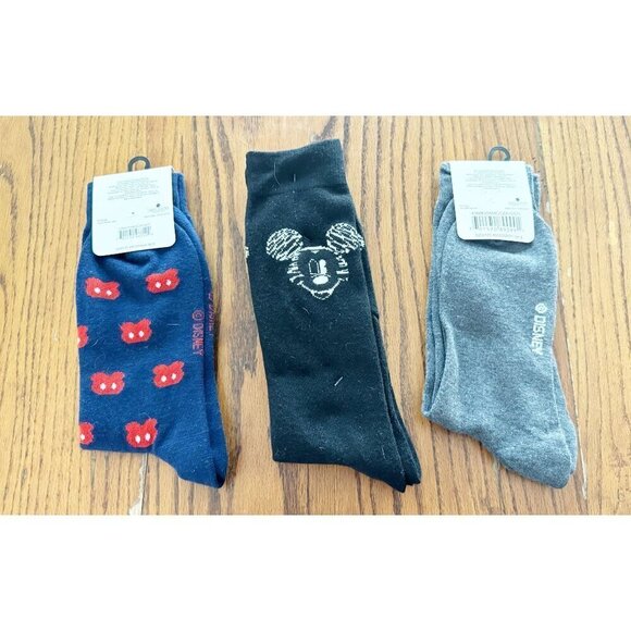 Lot of Men's Disney Mickey Mouse 90 Years Socks NEW NWT - Picture 2 of 5